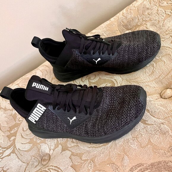 Puma Enzo Beta Woven * Size 9-1/2 Mens * Black/Black * Athletic * Lightweight - Picture 8 of 8